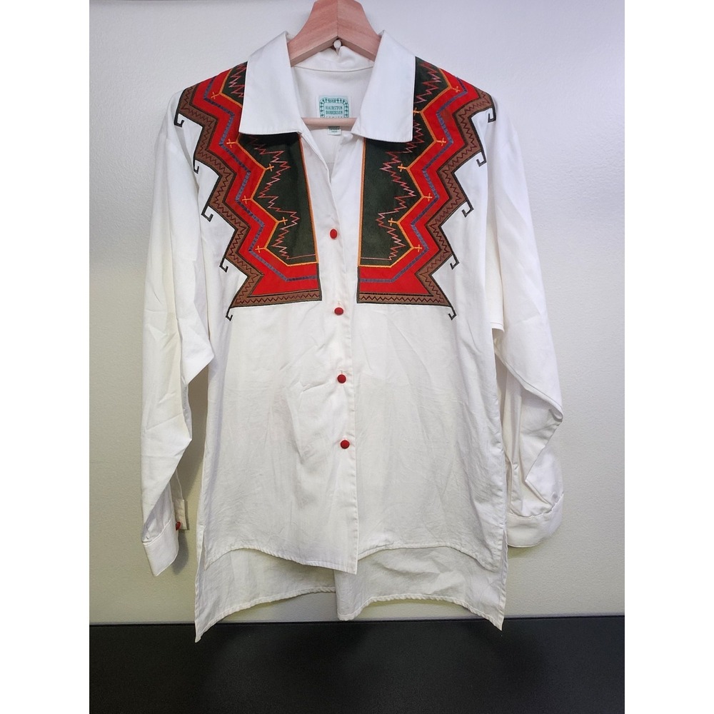 Hairston Roberson Camisa  Western Vintage 1992 Button up Size Small